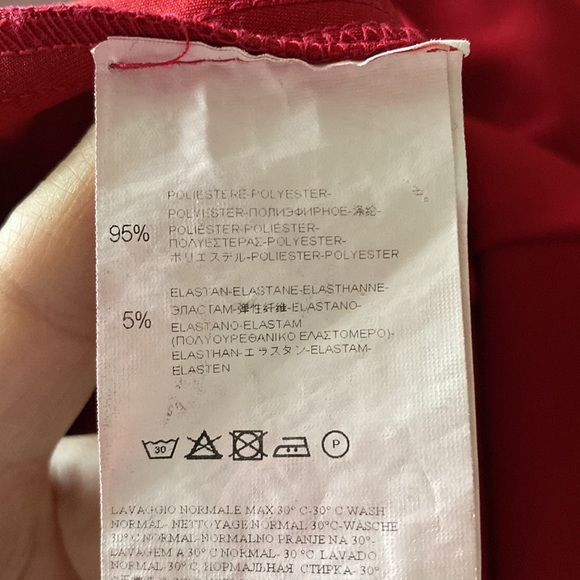 Rinascimento sheath dress scuba crepe, stretchy, 1/4 sleeves body contour Size S - Picture 9 of 15